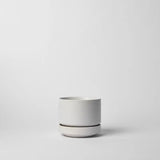 Round Two Ceramic Planter – 4", 6", 8", 10" (With Drainage & Saucer) - Ed's Plant Shop