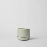 Round Two Ceramic Planter – 4", 6", 8", 10" (With Drainage & Saucer) - Ed's Plant Shop