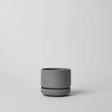 Round Two Ceramic Planter – 4", 6", 8", 10" (With Drainage & Saucer) - Ed's Plant Shop