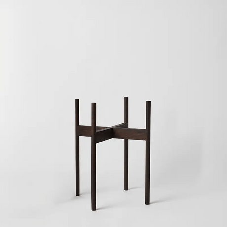 Rounded Hardwood Plant Stand – Solid Goods - Ed's Plant Shop