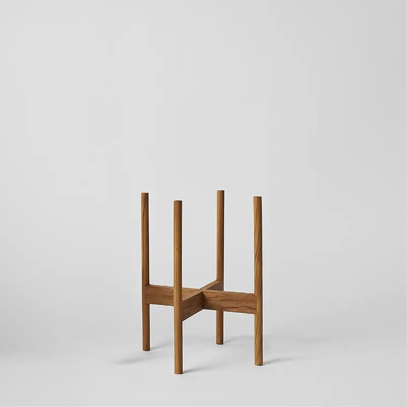 Rounded Hardwood Plant Stand – Solid Goods - Ed's Plant Shop