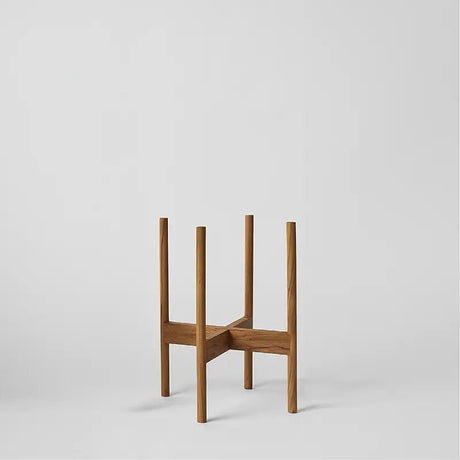 Rounded Hardwood Plant Stand – Solid Goods - Ed's Plant Shop
