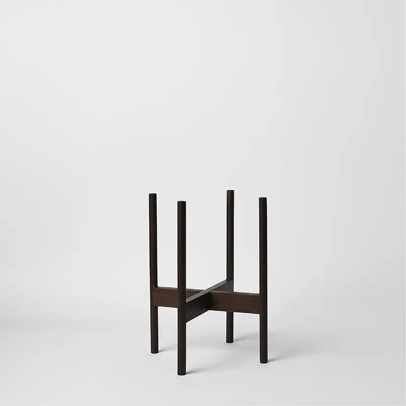 Rounded Hardwood Plant Stand – Solid Goods - Ed's Plant Shop
