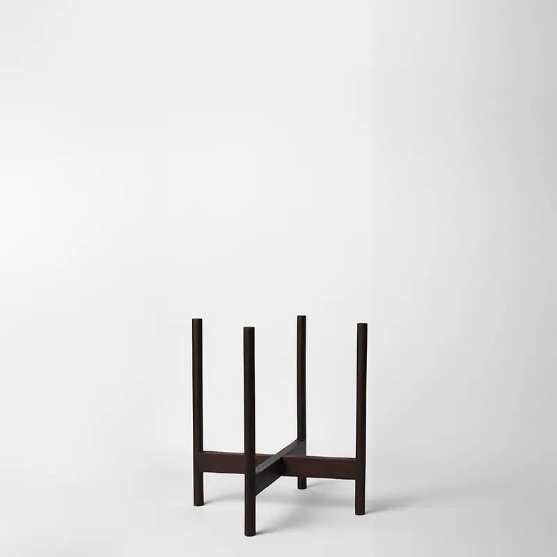 Rounded Hardwood Plant Stand – Solid Goods - Ed's Plant Shop