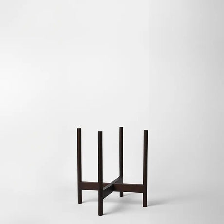 Rounded Hardwood Plant Stand – Solid Goods - Ed's Plant Shop