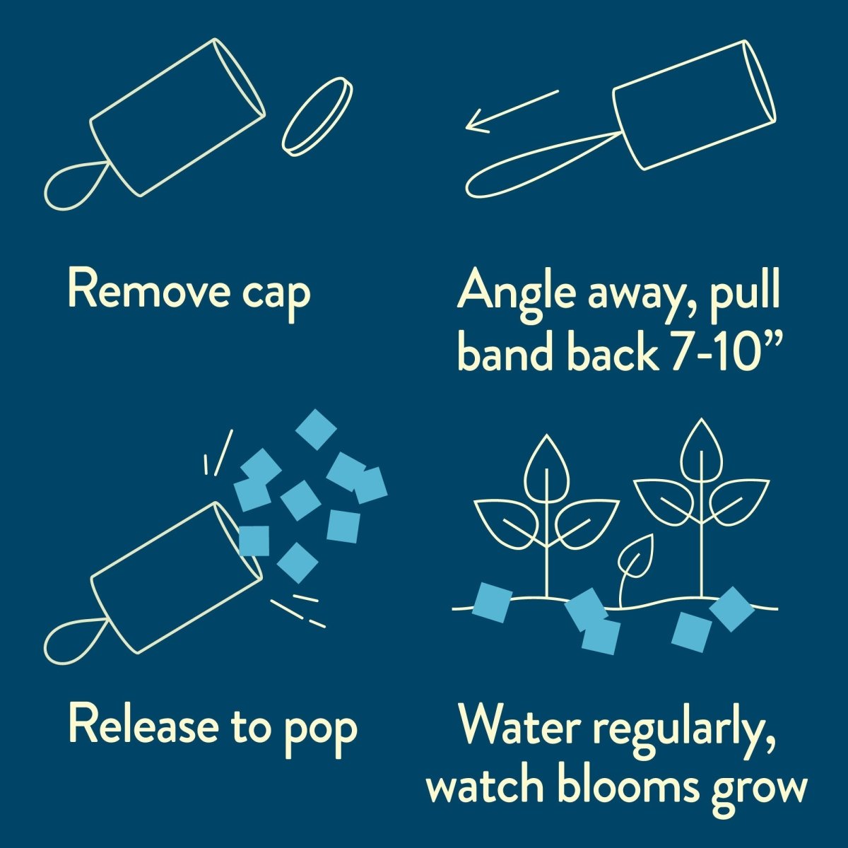 how to use a party popper