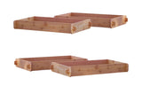 SET OF 2 Timberlane Gardens Easy Raised Garden Bed Kits. Double Deep. Select Cedar. Mortise & Tenon. 2' W x 4' L - Ed's Plant Shop