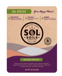 Sol Biotics - Necessary Nutrients - Ed's Plant Shop