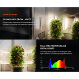Spider Farmer Glow30 32W Supplemental Full Spectrum LED Grow Light Bars - Ed's Plant Shop