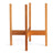 Square - Leg Mahogany Plant Stand — Adjustable Height, Indoor/Outdoor - Ed's Plant Shop