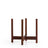 Square - Leg Mahogany Plant Stand — Adjustable Height, Indoor/Outdoor - Ed's Plant Shop