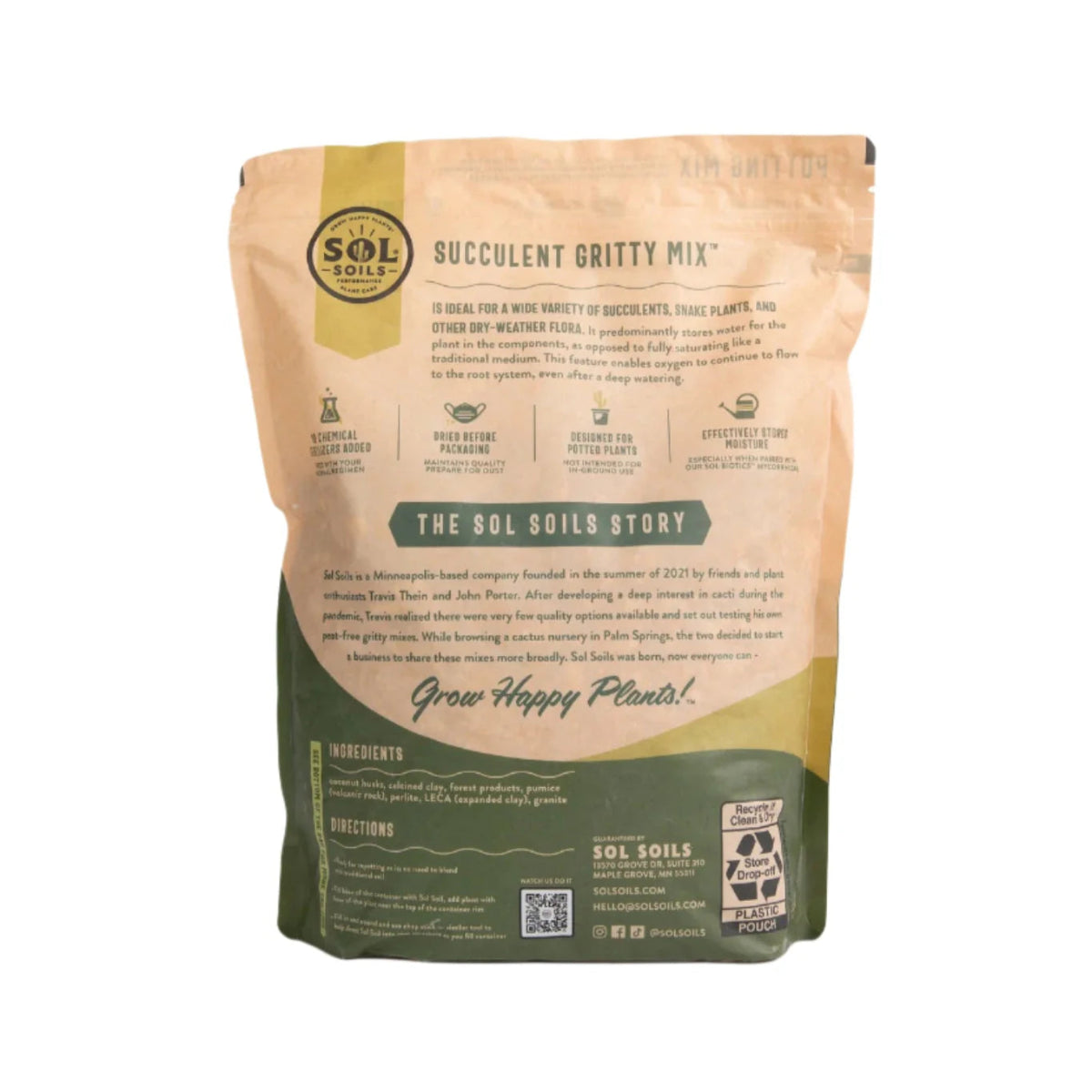 Succulent Gritty Mix – Sustainable Soil for Succulents & Dry - Weather Plants - Ed's Plant Shop