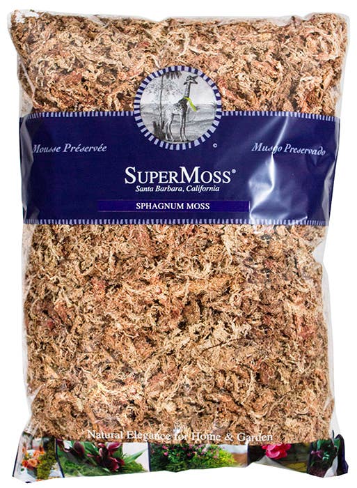 SuperMoss Orchid and Nursery Sphagnum Moss - Ed's Plant Shop