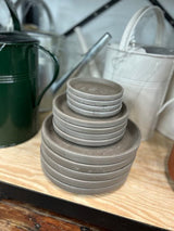 Terra Cotta Pot with Saucer - Basalt Delivery/ In Store Only - Ed's Plant Shop