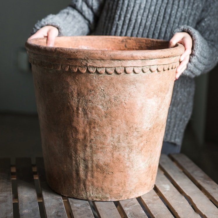 Terracotta & Concrete Planter Pot *Online Only* - Ed's Plant Shop