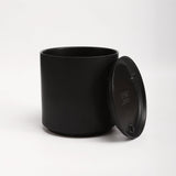 The Ceramic Cylinder Planter with Saucer, 2nd Generation - Ed's Plant Shop