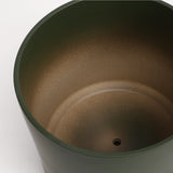 The Ceramic Cylinder Planter with Saucer, 2nd Generation - Ed's Plant Shop