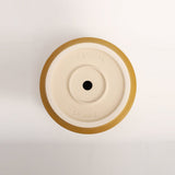 The Ceramic Cylinder Planter with Saucer, 2nd Generation - Ed's Plant Shop
