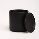 The Ceramic Cylinder Planter with Saucer, 2nd Generation - Ed's Plant Shop
