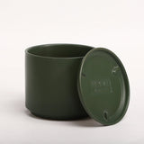 The Ceramic Cylinder Planter with Saucer, 2nd Generation - Ed's Plant Shop