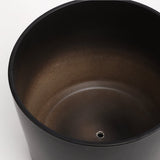 The Ceramic Cylinder Planter with Saucer, 2nd Generation - Ed's Plant Shop