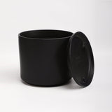 The Ceramic Cylinder Planter with Saucer, 2nd Generation - Ed's Plant Shop