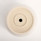 The Ceramic Cylinder Planter with Saucer, 2nd Generation - Ed's Plant Shop