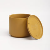 The Ceramic Cylinder Planter with Saucer, 2nd Generation - Ed's Plant Shop