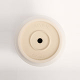 The Ceramic Cylinder Planter with Saucer, 2nd Generation - Ed's Plant Shop