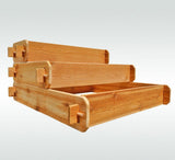 Timberlane Gardens Raised Garden Bed Kit 3 Tiered Pyramid (1x3 2x3 3x3) Select Cedar Elevated Planter - Ed's Plant Shop