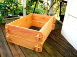 Timberlane Gardens Raised Garden Bed Kit Double Deep (Two 2x3) Select Cedar - Ed's Plant Shop