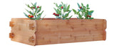 Timberlane Gardens Raised Garden Bed Kit Double Deep (Two 2x4) Select Cedar - Ed's Plant Shop