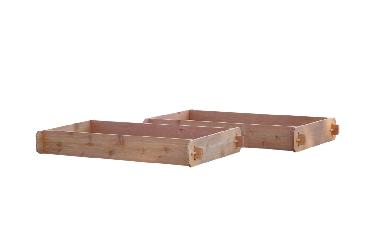 Timberlane Gardens Raised Garden Bed Kit Double Deep (Two 2x4) Select Cedar - Ed's Plant Shop