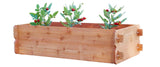 Timberlane Gardens Raised Garden Bed Kit Double Deep (Two 2x4) Select Cedar - Ed's Plant Shop