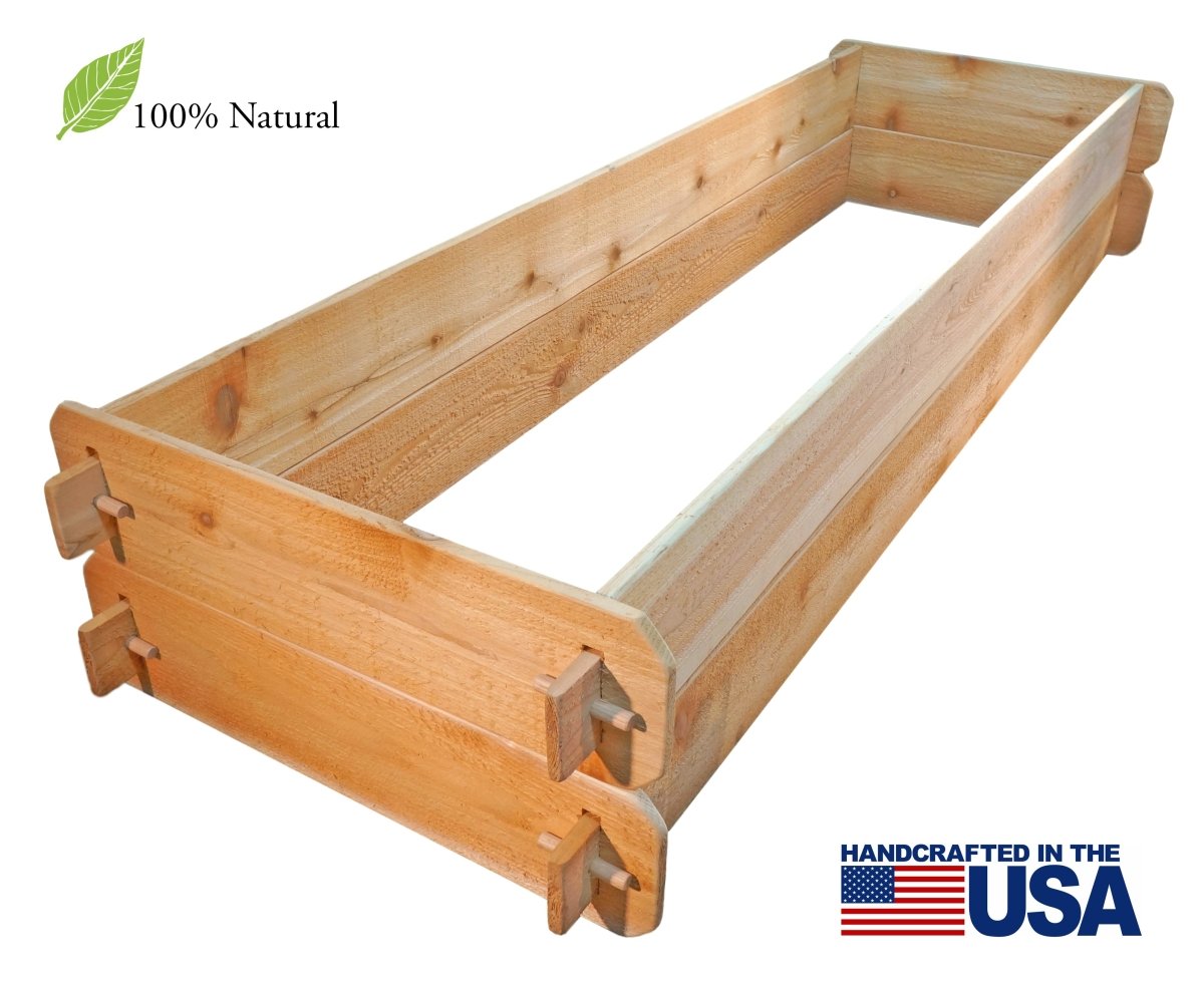 Timberlane Gardens Raised Garden Bed Kit Double Deep (Two 2x6) Select Cedar - Ed's Plant Shop
