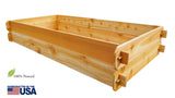 Timberlane Gardens Raised Garden Bed Kit Set (Two 3x6) Select Cedar - Ed's Plant Shop