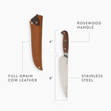 Wilderness Chef Knife With Sheath - Ed's Plant Shop