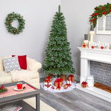 Wisconsin Slim Snow Tip Pine Tree – 7’ Holiday Elegance Made Simple - Ed's Plant Shop