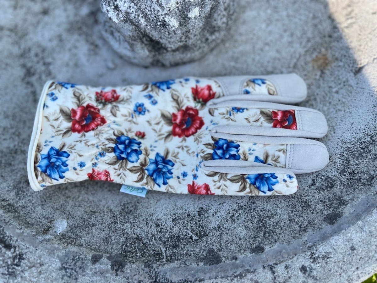 Women's Floral Gardening and Project Gloves "The Caroline" - Ed's Plant Shop
