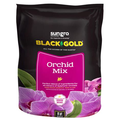 Black Gold Orchid Mix - 8 Dry Quarts - Ed's Plant Shop