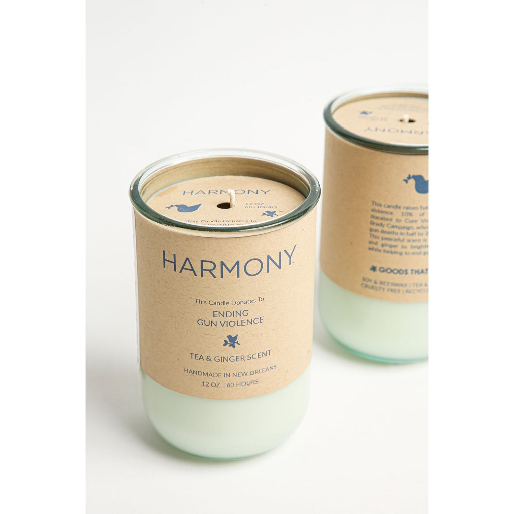 Candles For Good - HARMONY, Tea & Ginger Scent - Ed's Plant Shop