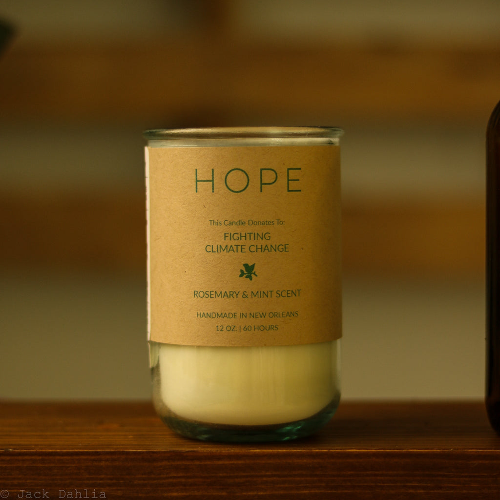 Candles For Good - HOPE, Rosemary & MInt Scent - Ed's Plant Shop