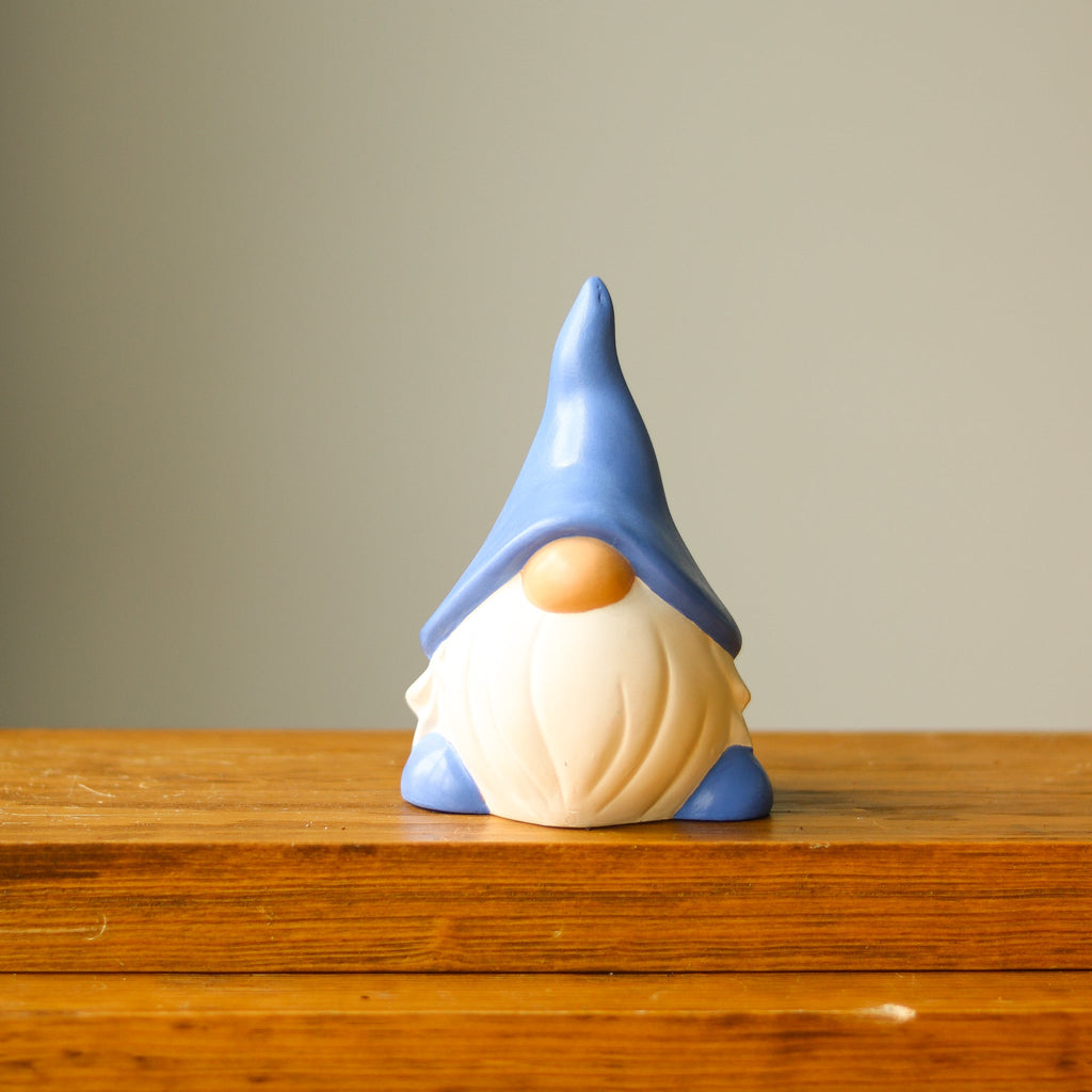 Ceramic Gnome - Blue Outfit - Ed's Plant Shop