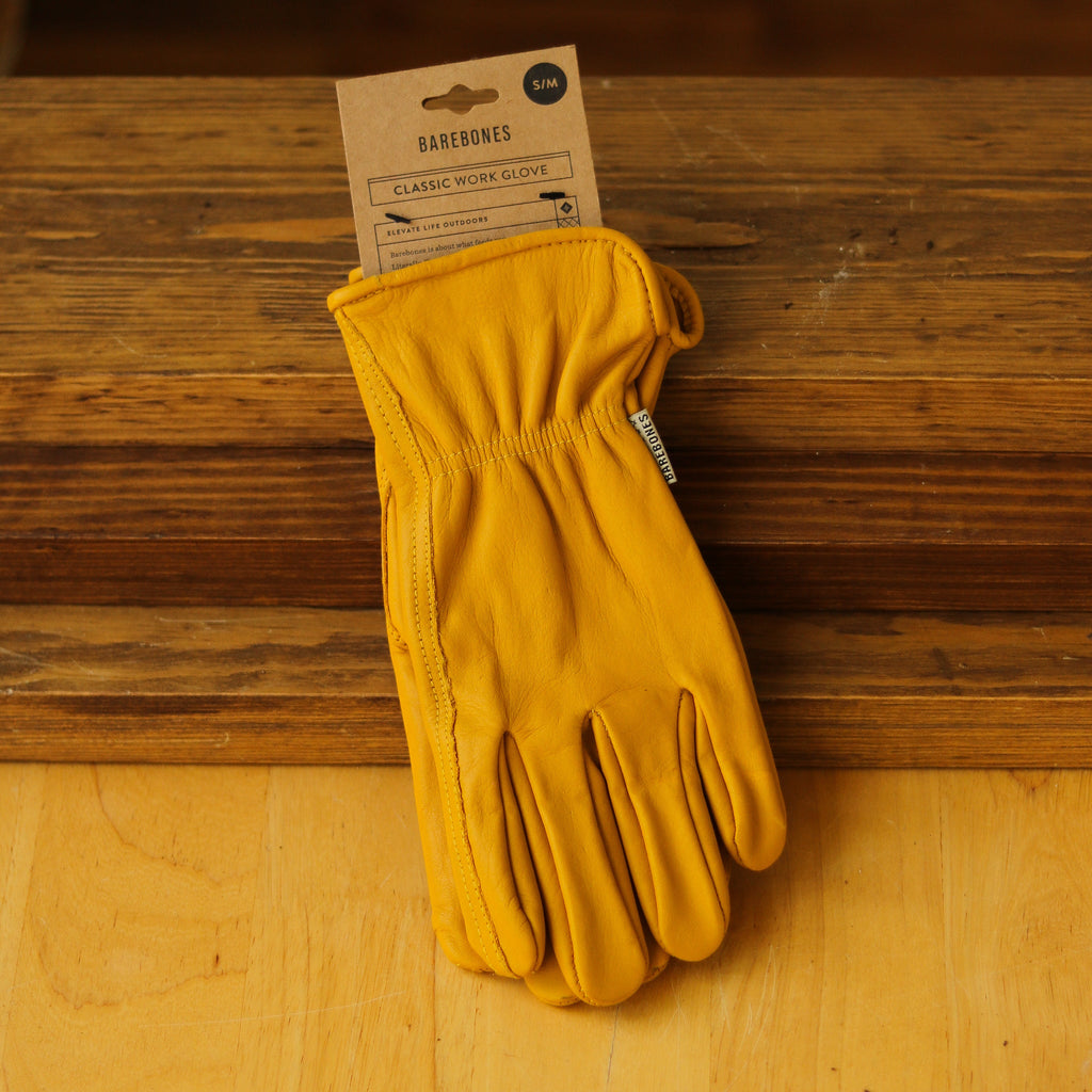 Classic Work Glove: Mustard - Ed's Plant Shop