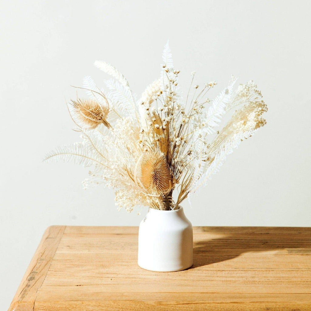 Dried Flower Bundle- The Cloud Bouquet - Ed's Plant Shop