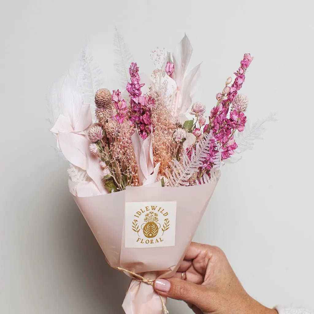 Dried Flower Bundle- The Sweetheart Bouquet - Ed's Plant Shop