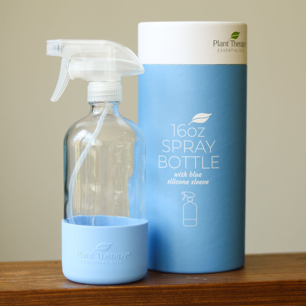 Glass Spray Bottle 16oz - Blue - Ed's Plant Shop
