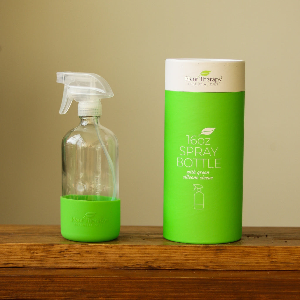 Glass Spray Bottle 16oz - Green - Ed's Plant Shop