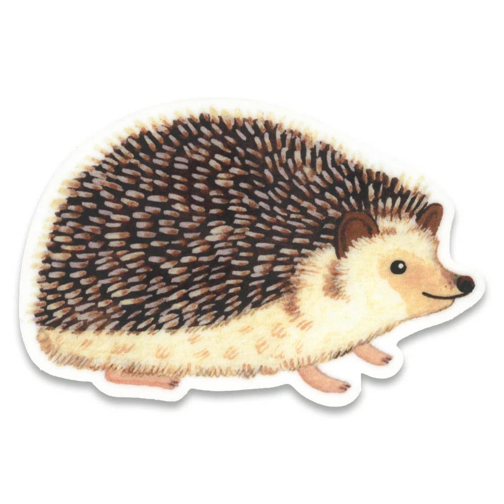 Cute vinyl hedgehog sticker