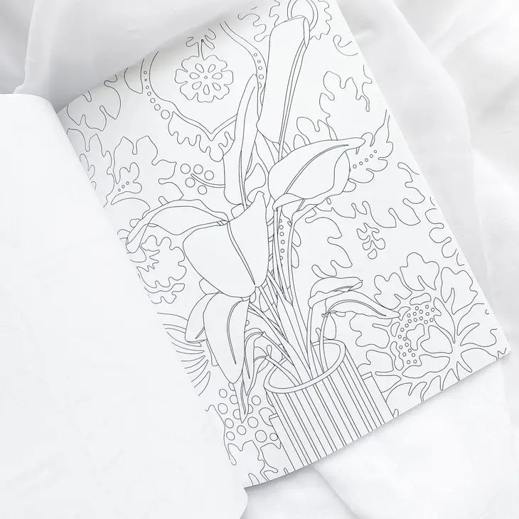 Houseplant Lover Coloring Book - Ed's Plant Shop